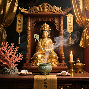 媽祖靈簽神像