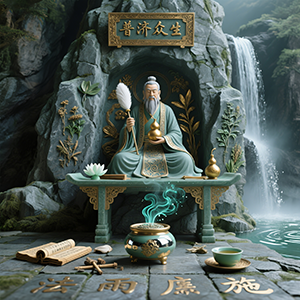 清水祖師靈簽神像